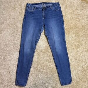Kut‎ From The Kloth Jeans Womens 16W Blue Stretch Skinny Leg Denim Plus Size